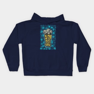 Arts & Crafts - Beer Starry Night Kids Hoodie